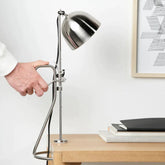 IKEA RAVAROR Clamp Table Lamp, Stainless Steel